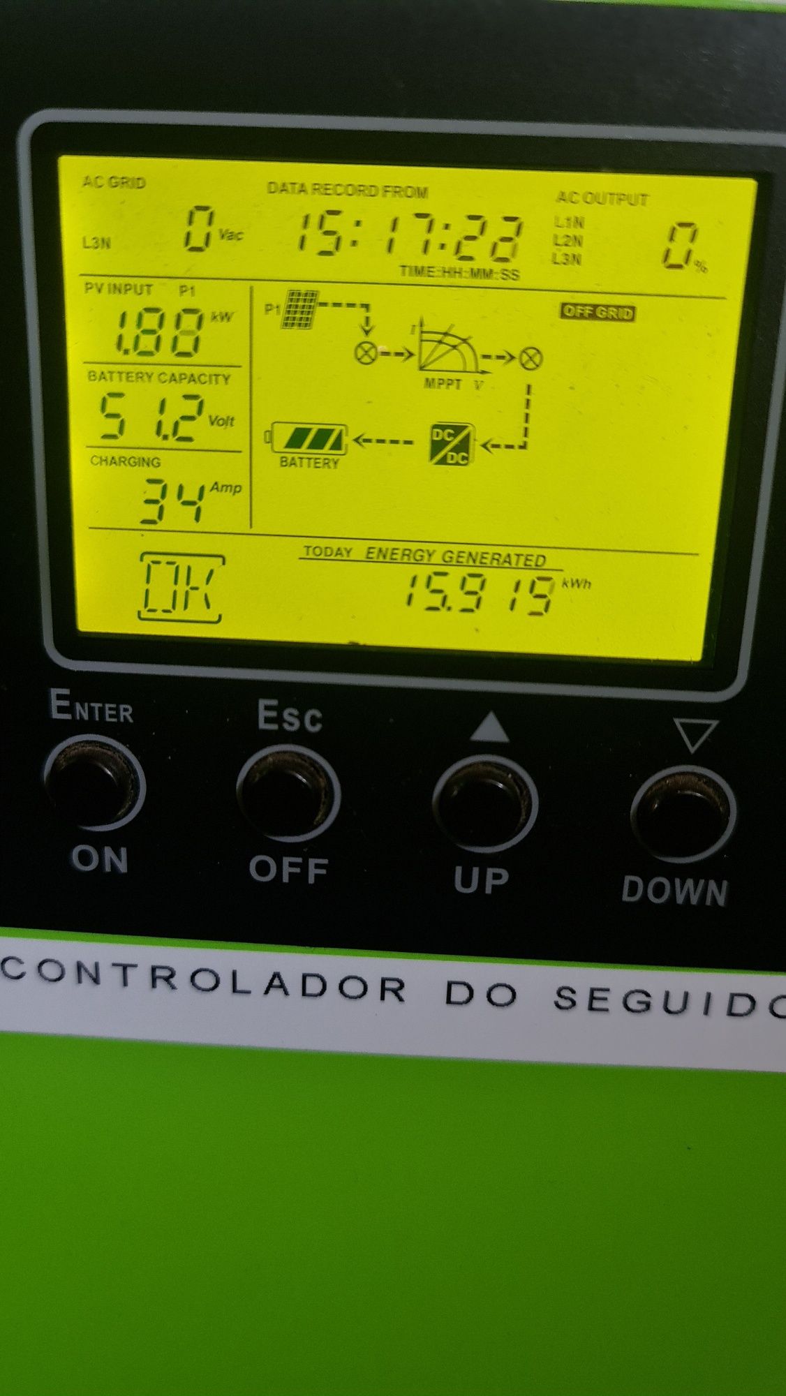 inversor solar fotovoltaico híbrido 48 v