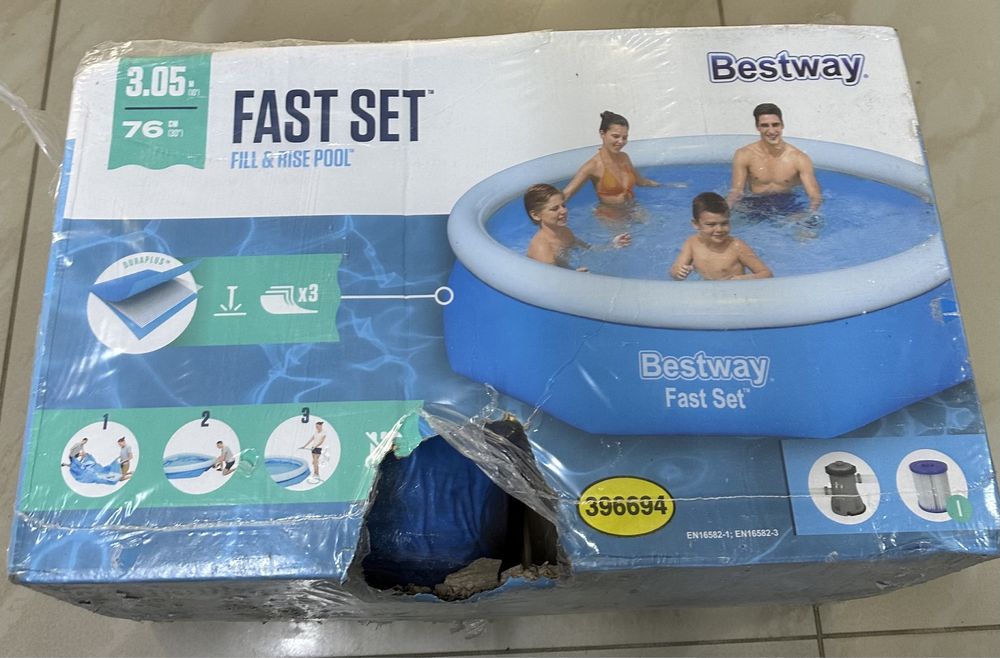 Бассейн надувной Bestway Fast Set 305х76см 57270