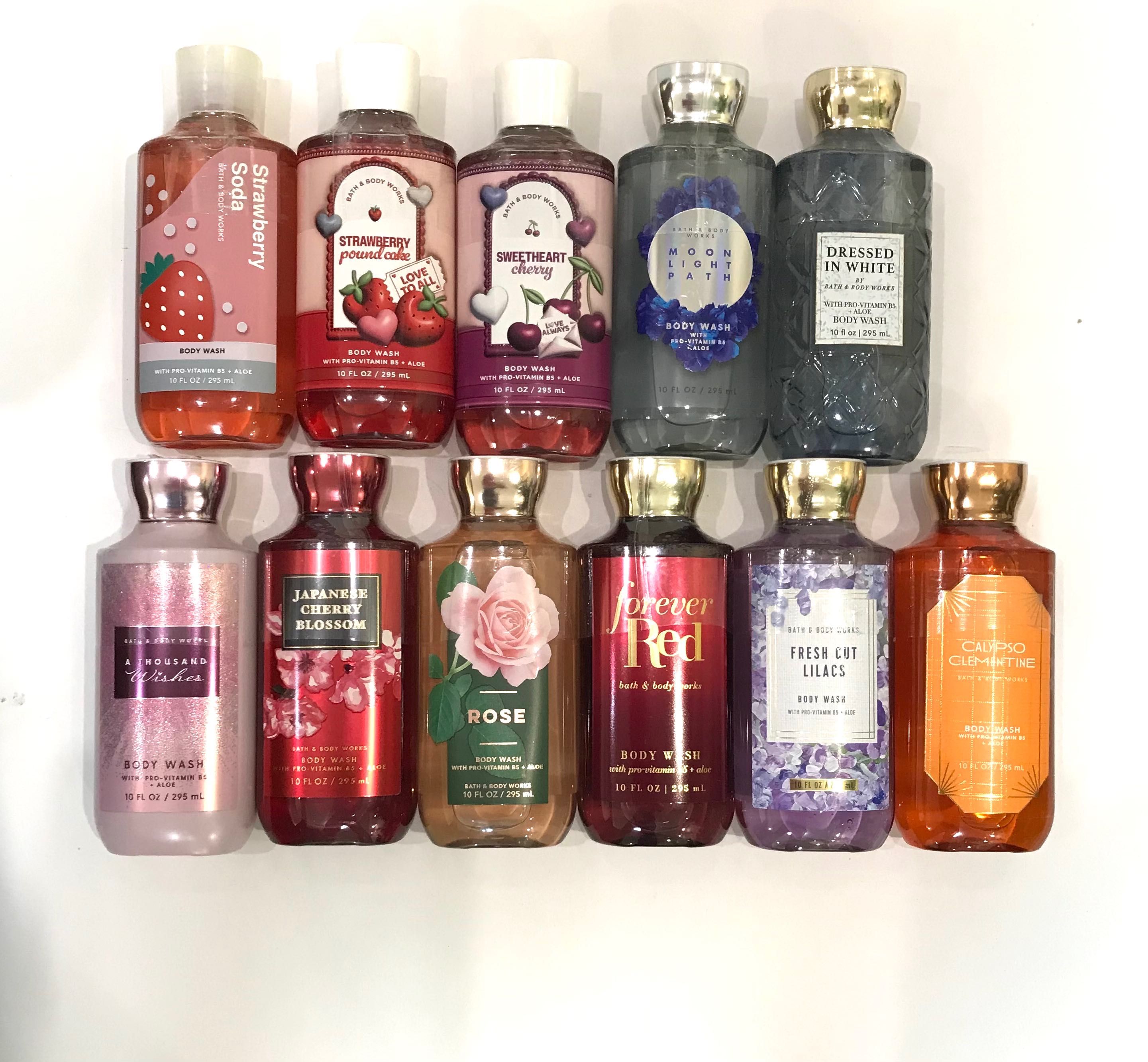 Гель для душу, міст, крем для тіла, лосьйон Bath and body works