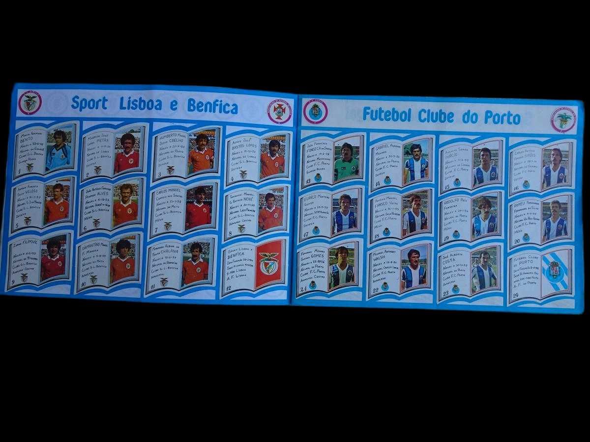 Caderneta Cromos Futebol 1982 - Bola ao Centro - Completa