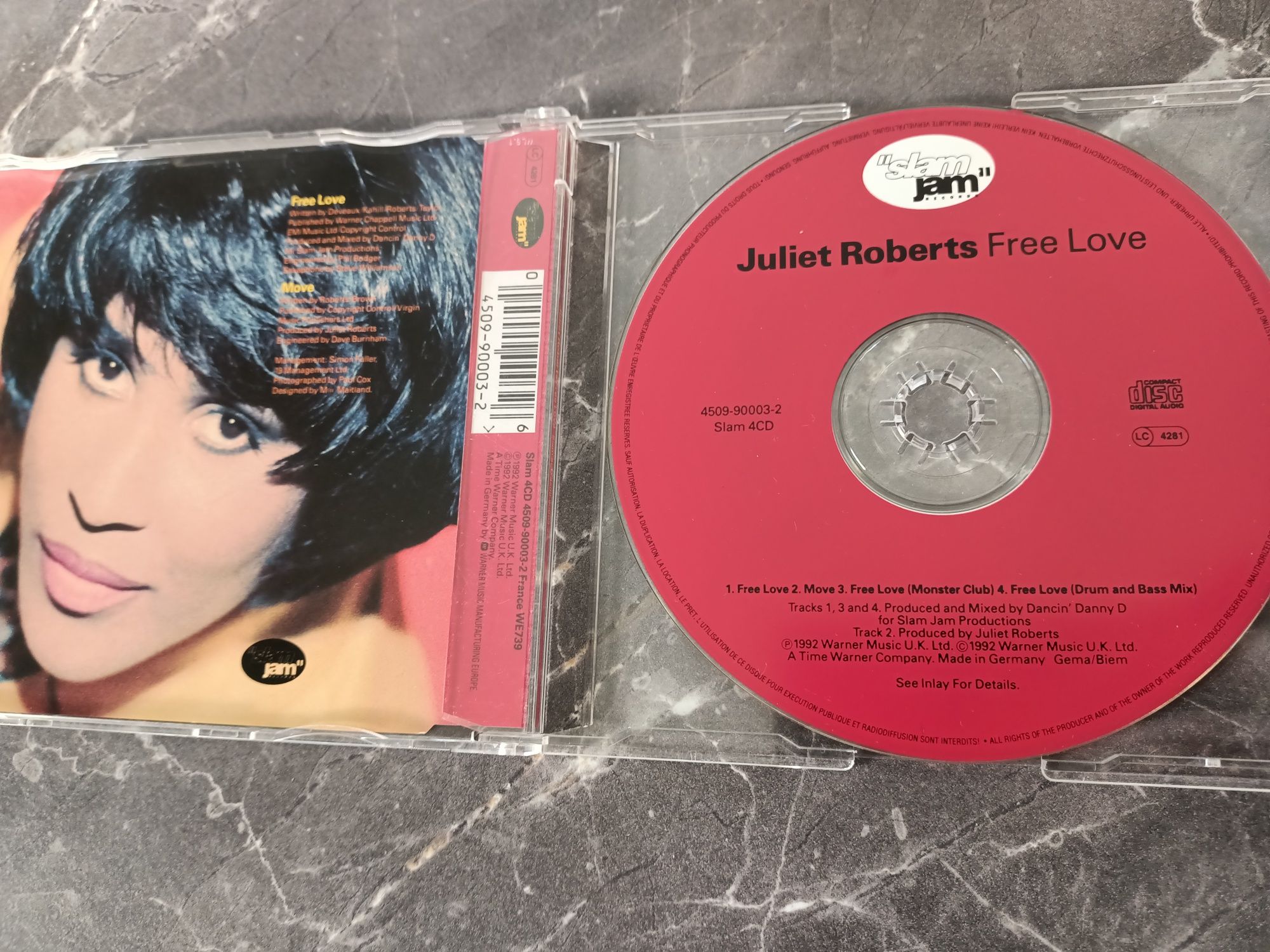 Juliet Roberts - Free Love (CD, Maxi)(vg+)