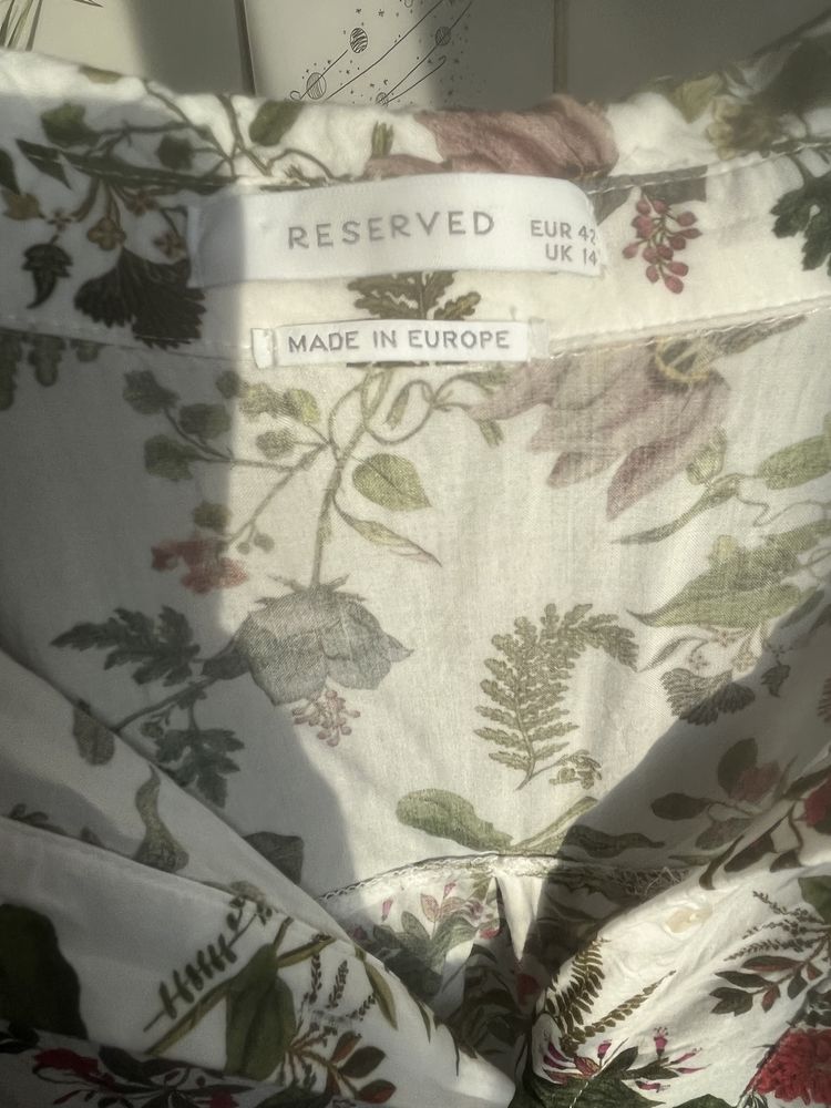 Koszula w kwiaty Reserved XL