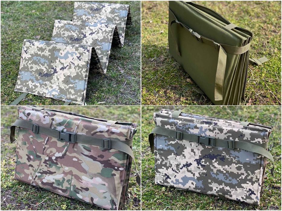 Карімат 10,15,20см, 180*45 розкладний мультикам піксель олива, каремат