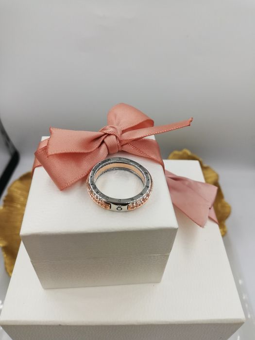 Pierścionek obrączka pleciony Pandora s925 średnica wewnętrzna 16mm