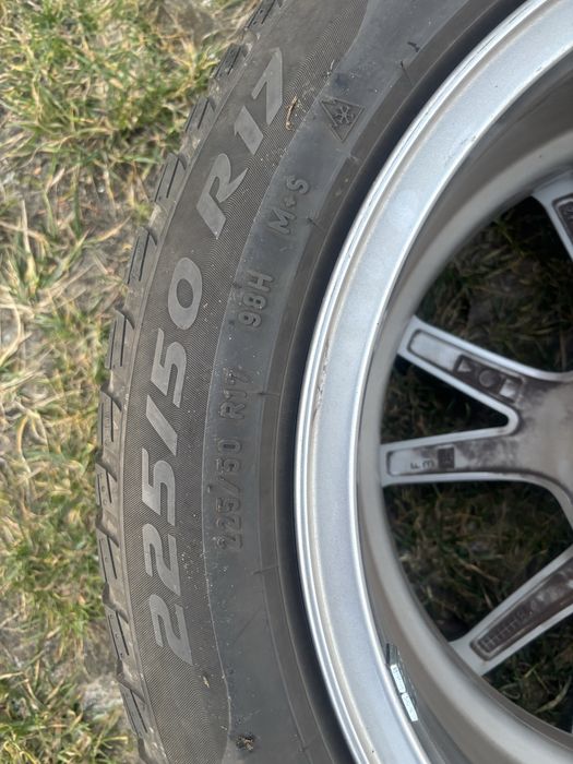 Alufelgi 17 5x112  BMW  opony zimowe 225/50 R17