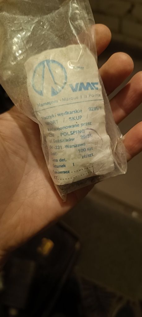 Haczyki węgorzowe nr. 3 VMC stara produkcja