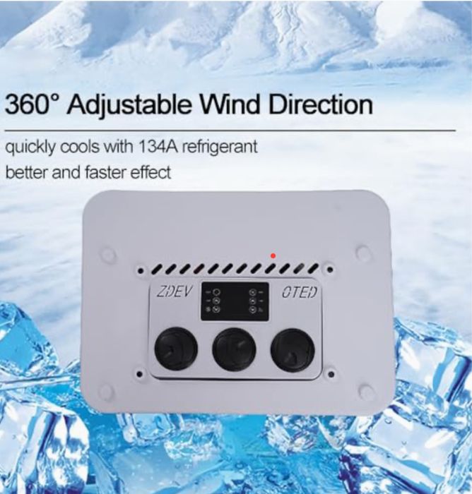 Klimatyzator dachowy 12v/24v kamper, ciągnik, maszyny rolnicze, żuraw
