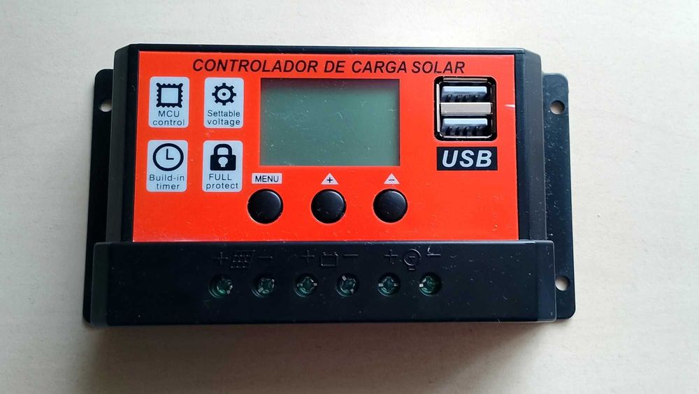 Контроллер заряда солнечных панелей 100А 12в/24в 1200вт/2400вт ШИМ PWM