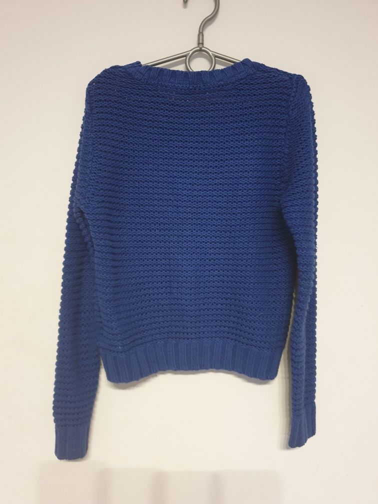 Sweter niebieski rozm. 134 Cubus