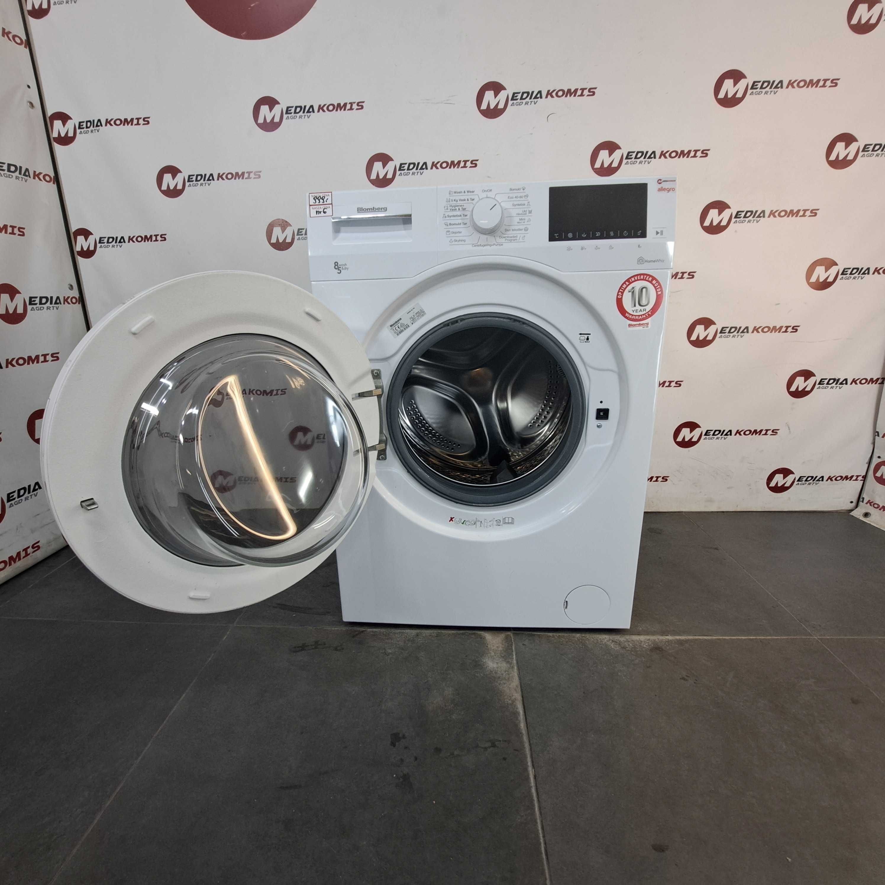 Pralko-Suszarka Blomberg BWD384W2 [12m-cy gwar] C/8-5kg/1400obr [6]