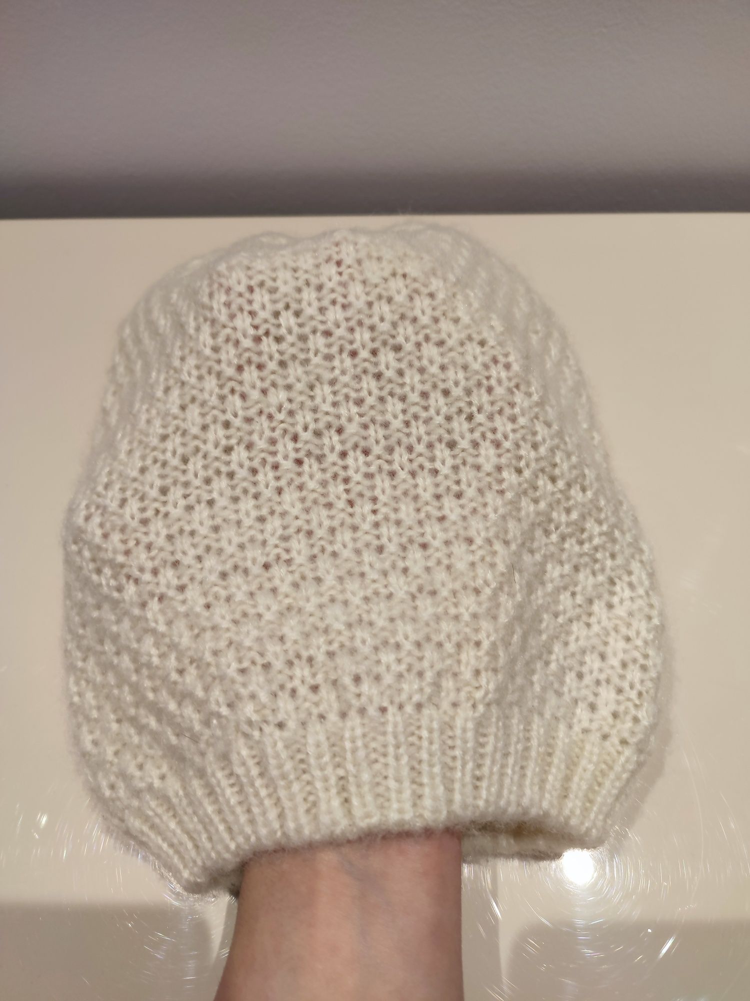 Gorro lã creme parfois