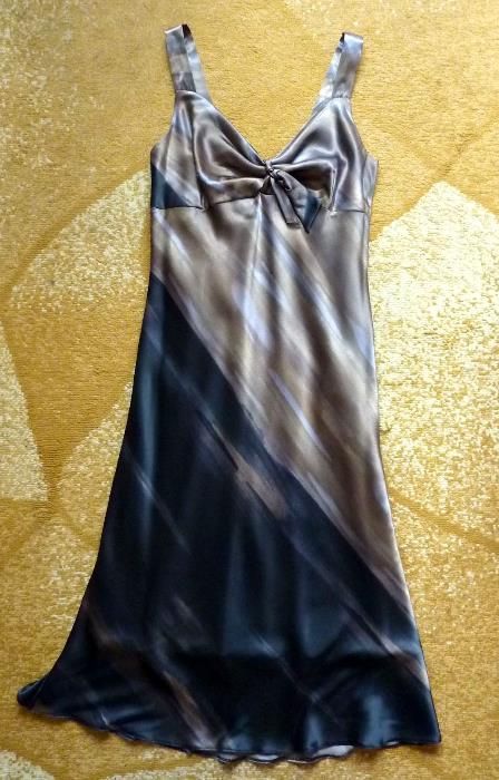 Sukienka wieczorowa złota czarna - andrzejki wesele komunia - 38 M