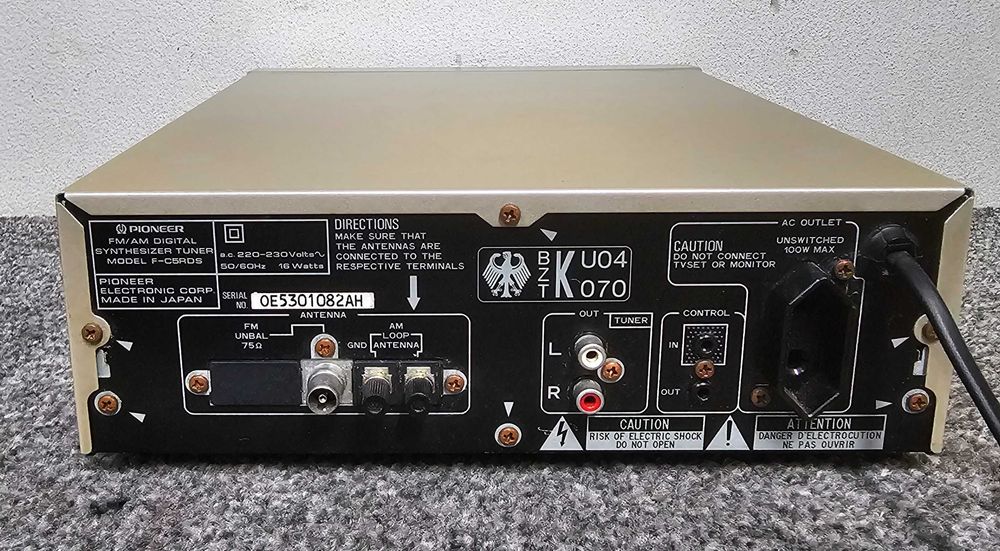 Pioneer Impresso F-C5 RDS . Tuner stereo FM/AM. wysyłka 0 zł
