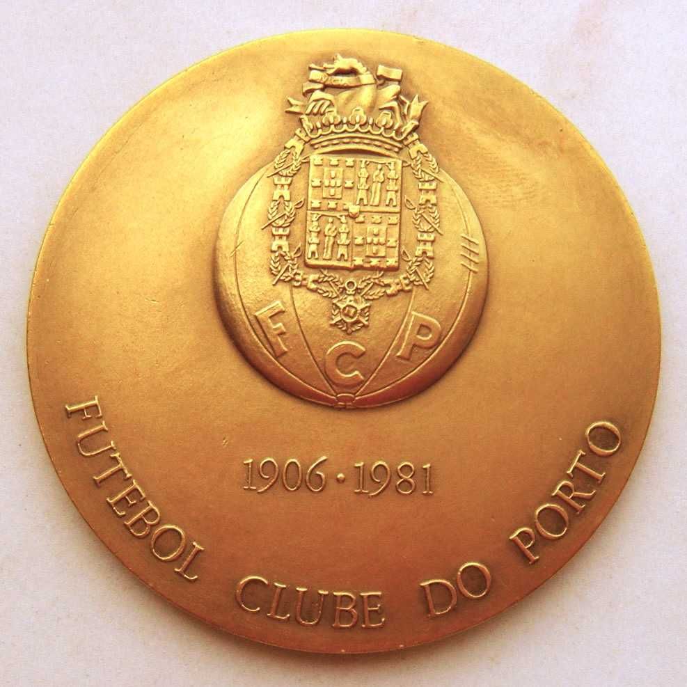 Medalha de Bronze Desporto 75 Anos do Futebol Clube do Porto FCP 1981