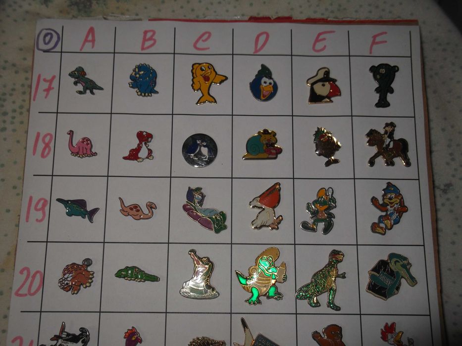 (O) Pins de Animais