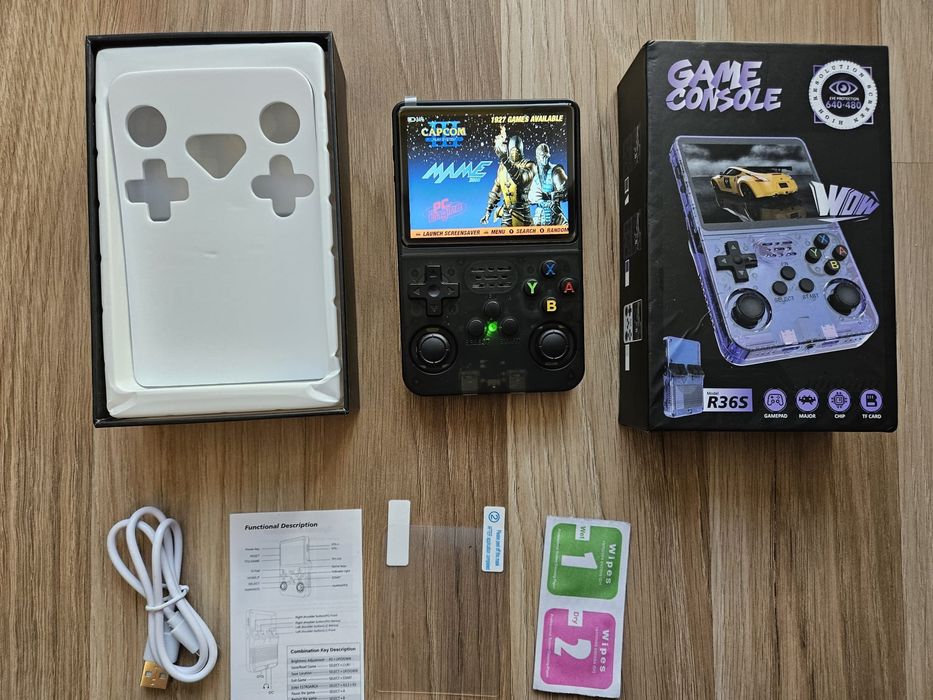 Konsola do gier retro R36S, ekran IPS 3,5 cala, przenośny odtwarzacz w