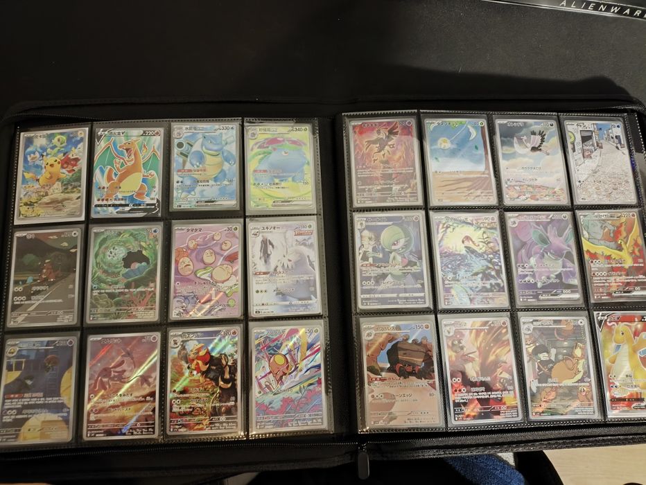 Binder com muitas full arts jp, exs, chinesas exclusive etc