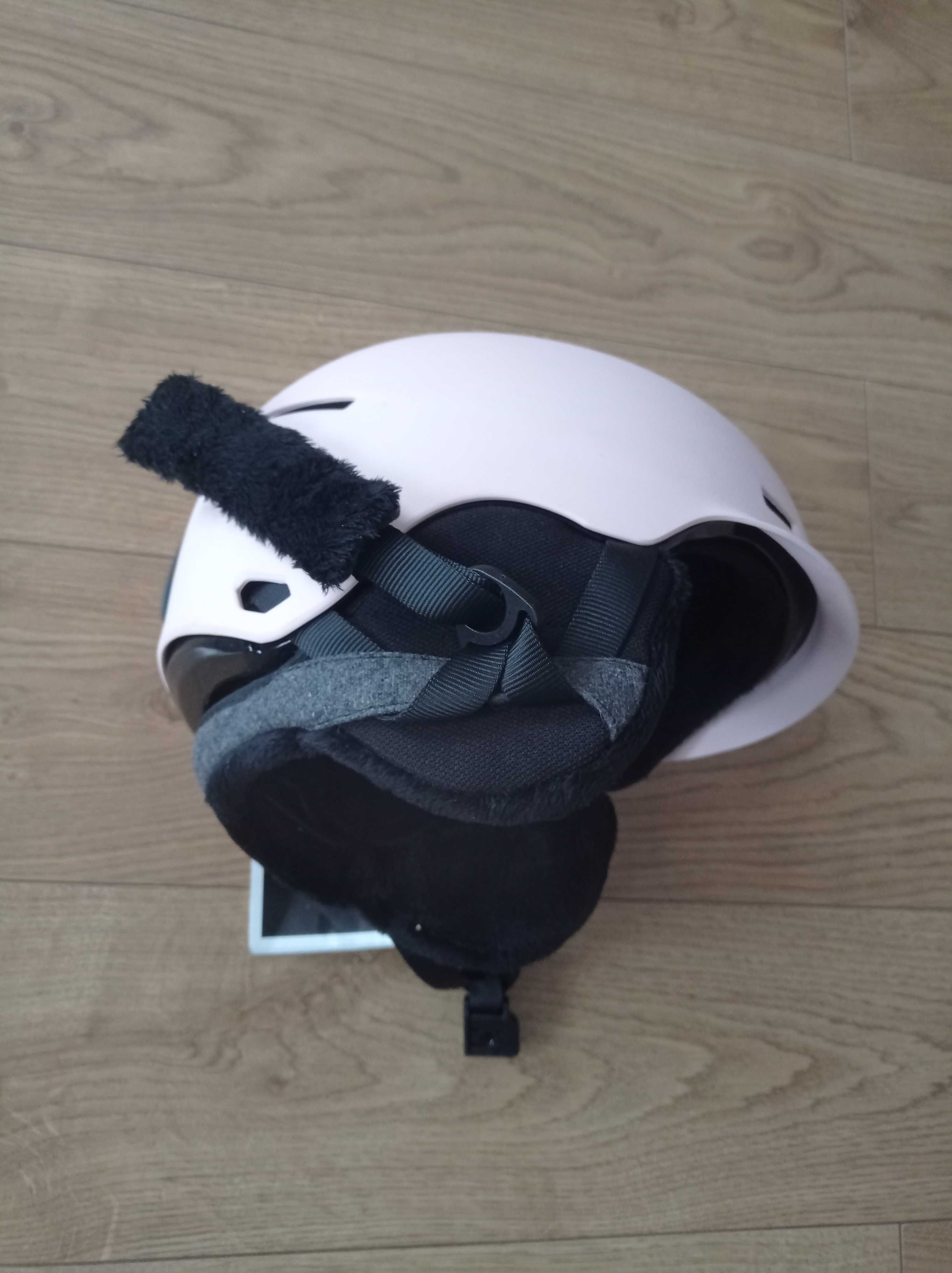 Nowy kask ciepły narciarski anon Raven pink rozmiar S narty snowboard