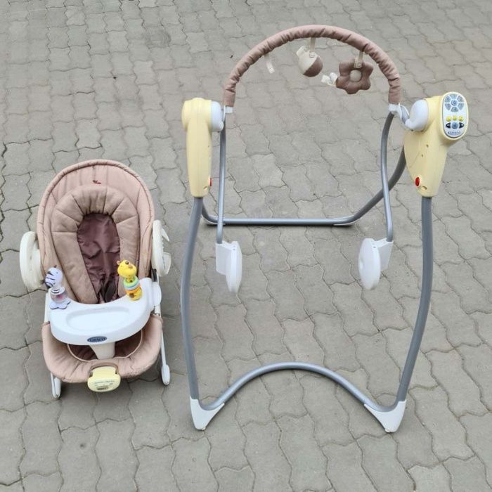 Качель Graco Swing/ качеля детская / Гойдалка Дитяча / гойдає сама