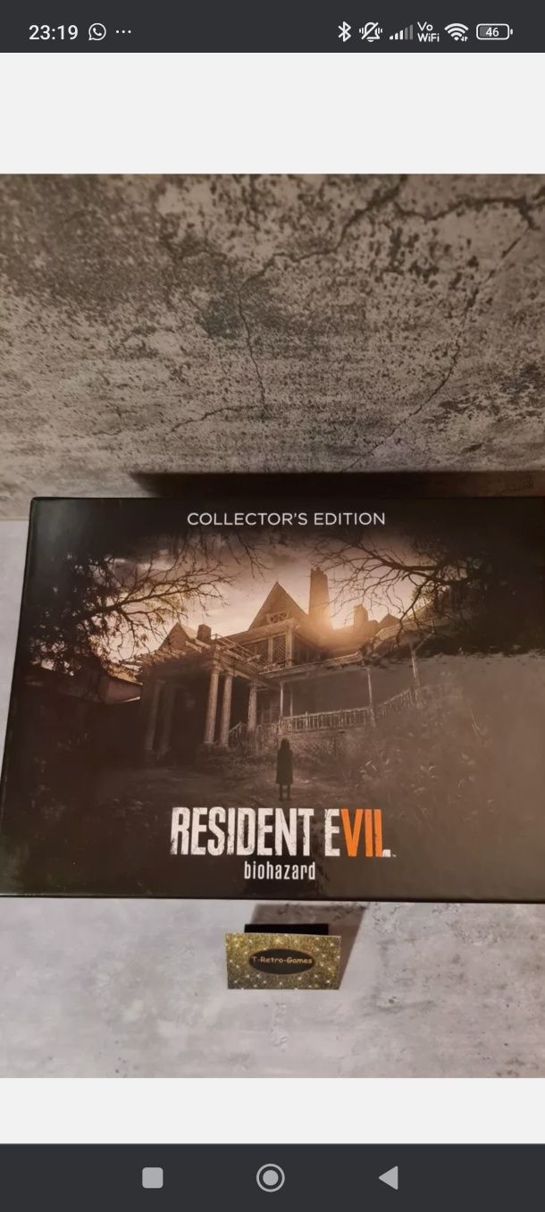 Vendo residente evil 7 collectors edition PS4/PS5 como novo