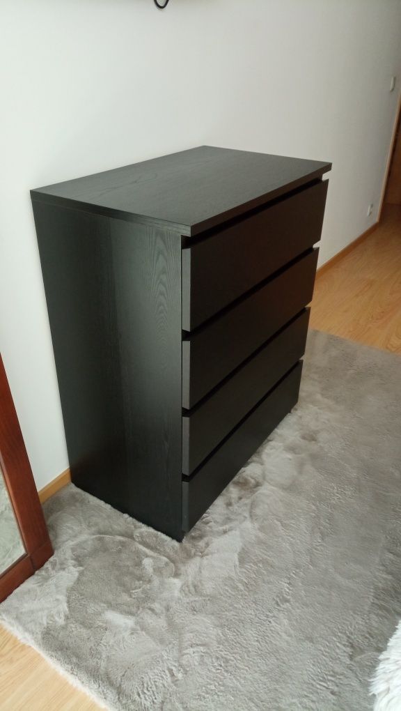 Vendo quarto de casal IKEA preto
