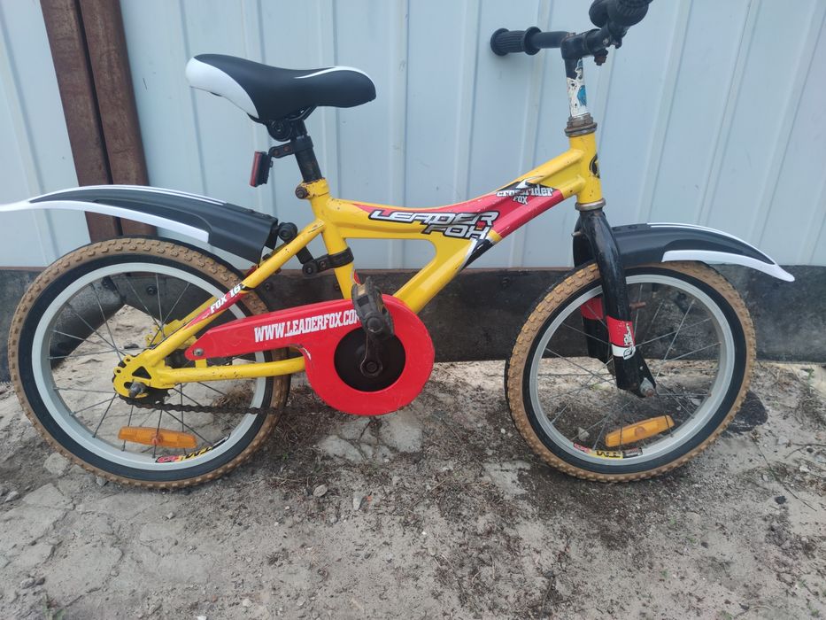 Дитячий підростковой велосипед leader fox 16