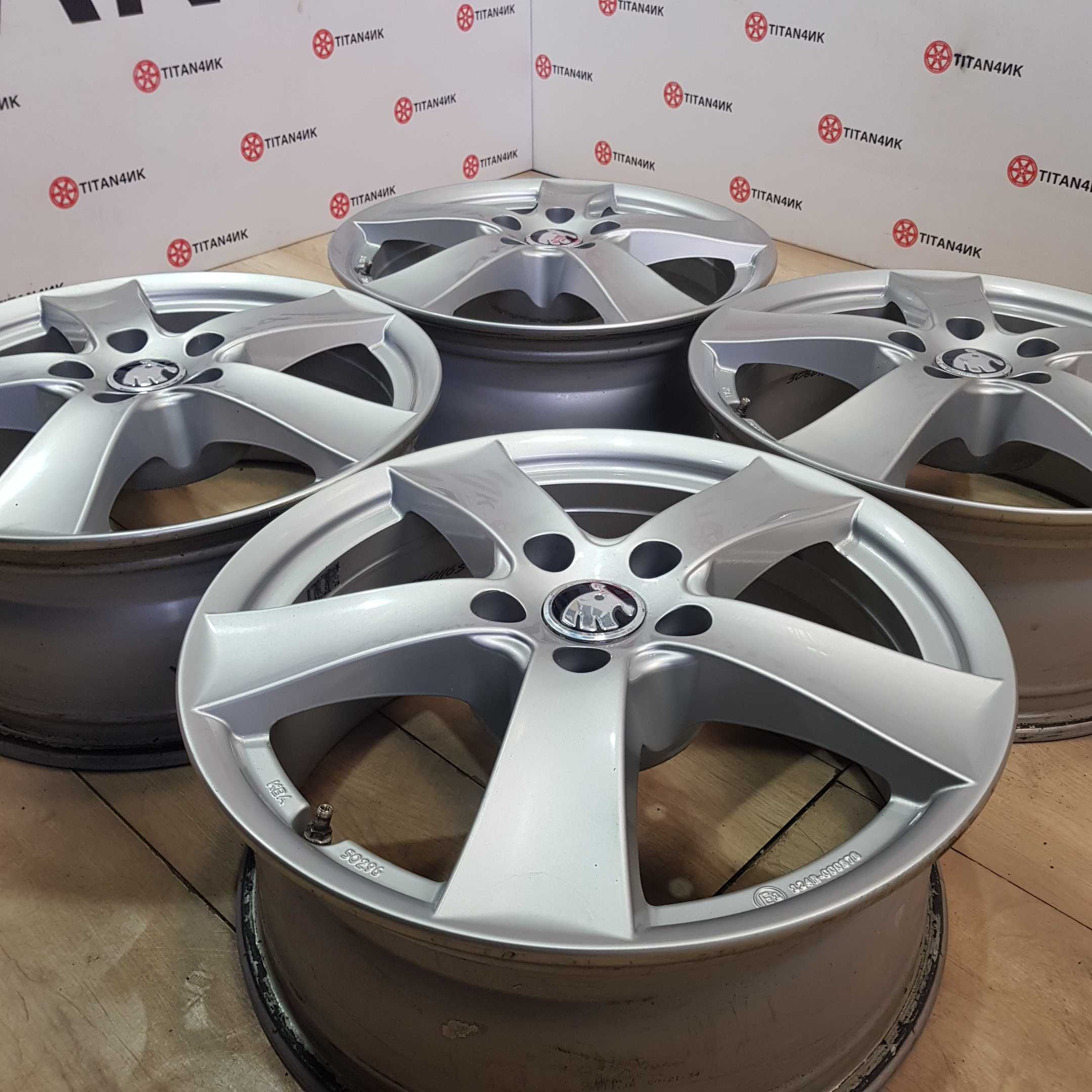 Диски Skoda R17 5x112 Superb Octavia Seat Шкода Volkswagen Gold Jetta