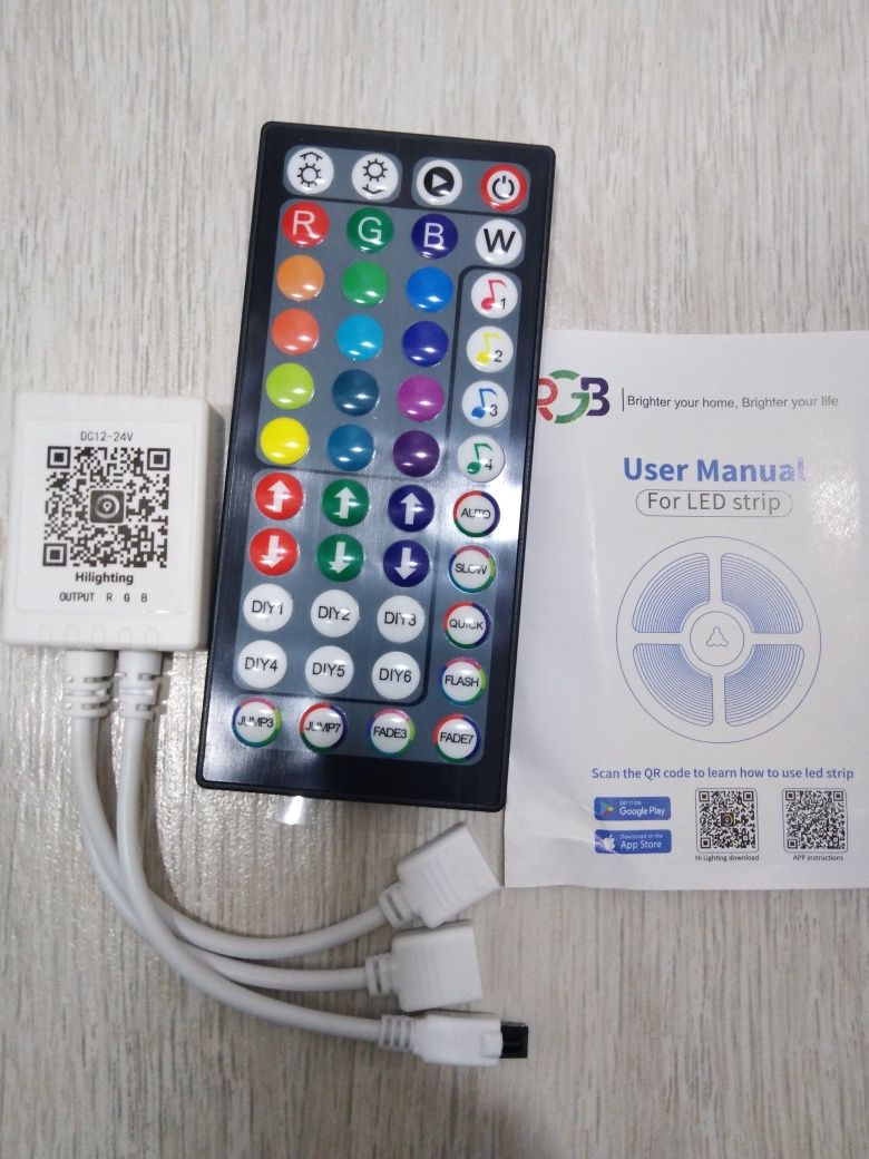 Блютус контролер до світлодіодної ленти 5050 RGB Bluetooth 2835