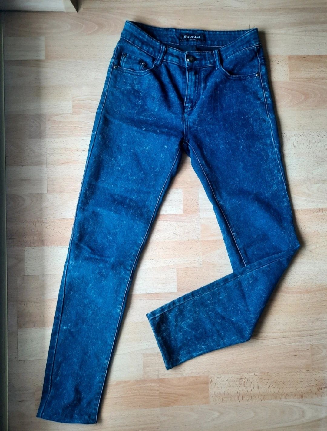 Spodnie a'la jeansowe niebieskie super stan