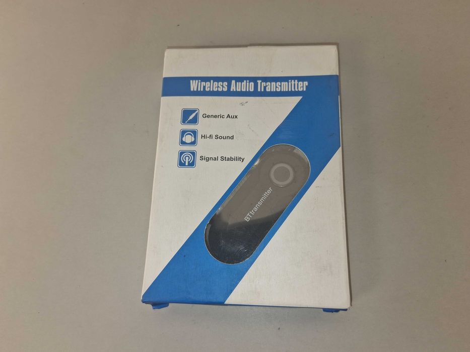 N102 Transmiter Audio Bluetooth Adapter USB RCA Aux Jack Nowy