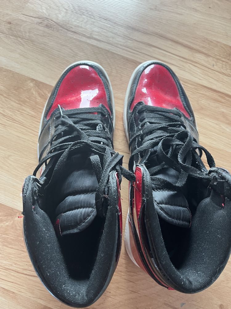 Jordan 1 high patent bred