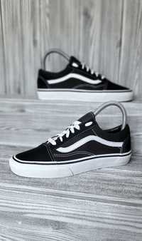 Tenisówki Vans Old Skool trampki damskie sneakersy zamszowe czarne 36