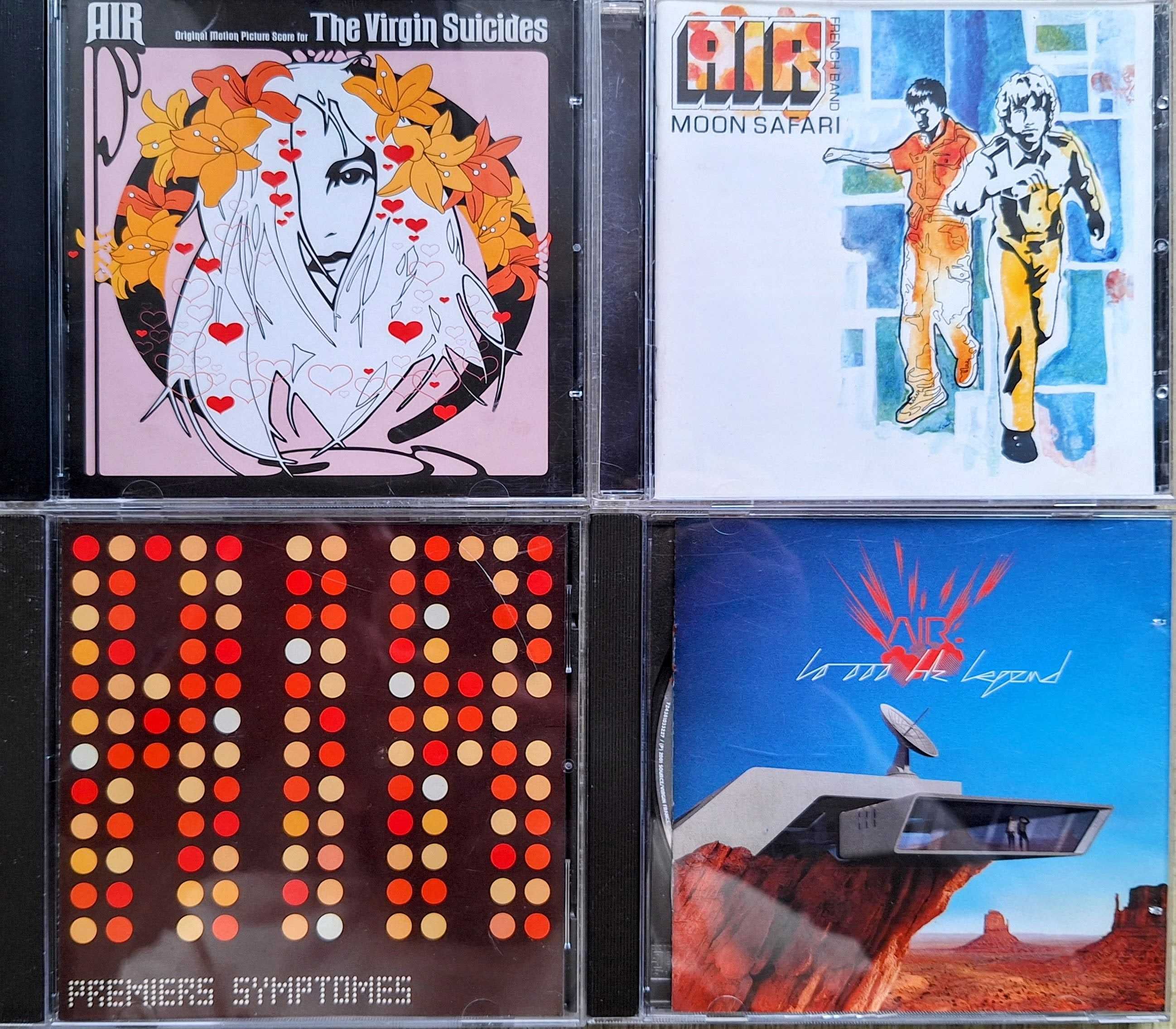 Coleção de 4 CDs da banda AIR - Excelente estado