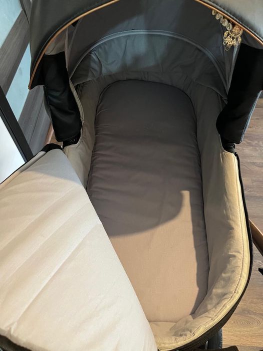 Bebetto Torino Si 2w1 – czarny, jak nowy! Komplet