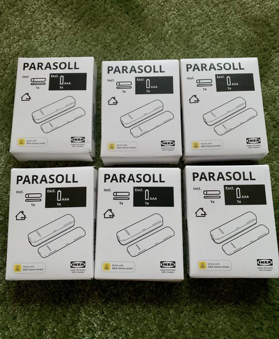 Ikea Parasoll sensor drzwi lub okien 6 sztuk NOWE