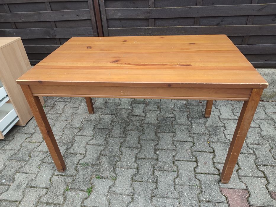 Stół sosnowy Ikea 120x75x75