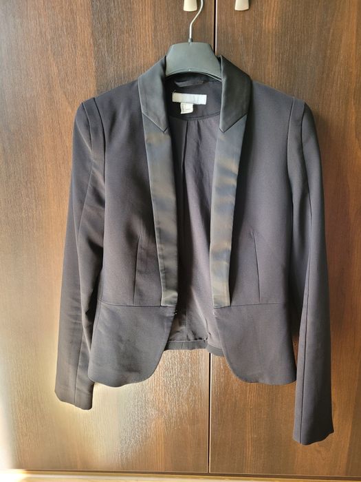czarna marynarka H&M rozmiar 34