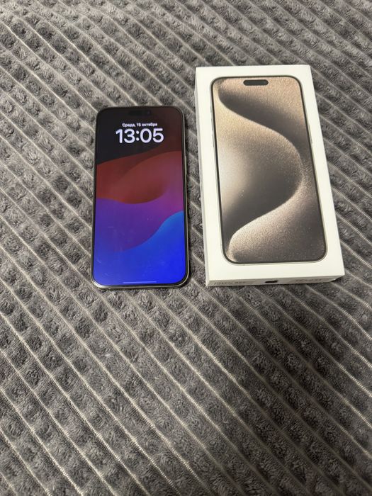 15 Pro Max / 256 gb / Natural Titan / 15 Про Макс (Новый практически)