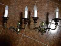 Komplet 2 lamp wiszących / kinkiety scienne / Stan BDB