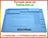 Силиконовый термостойкий коврик для пайки S-300 45см X 30см