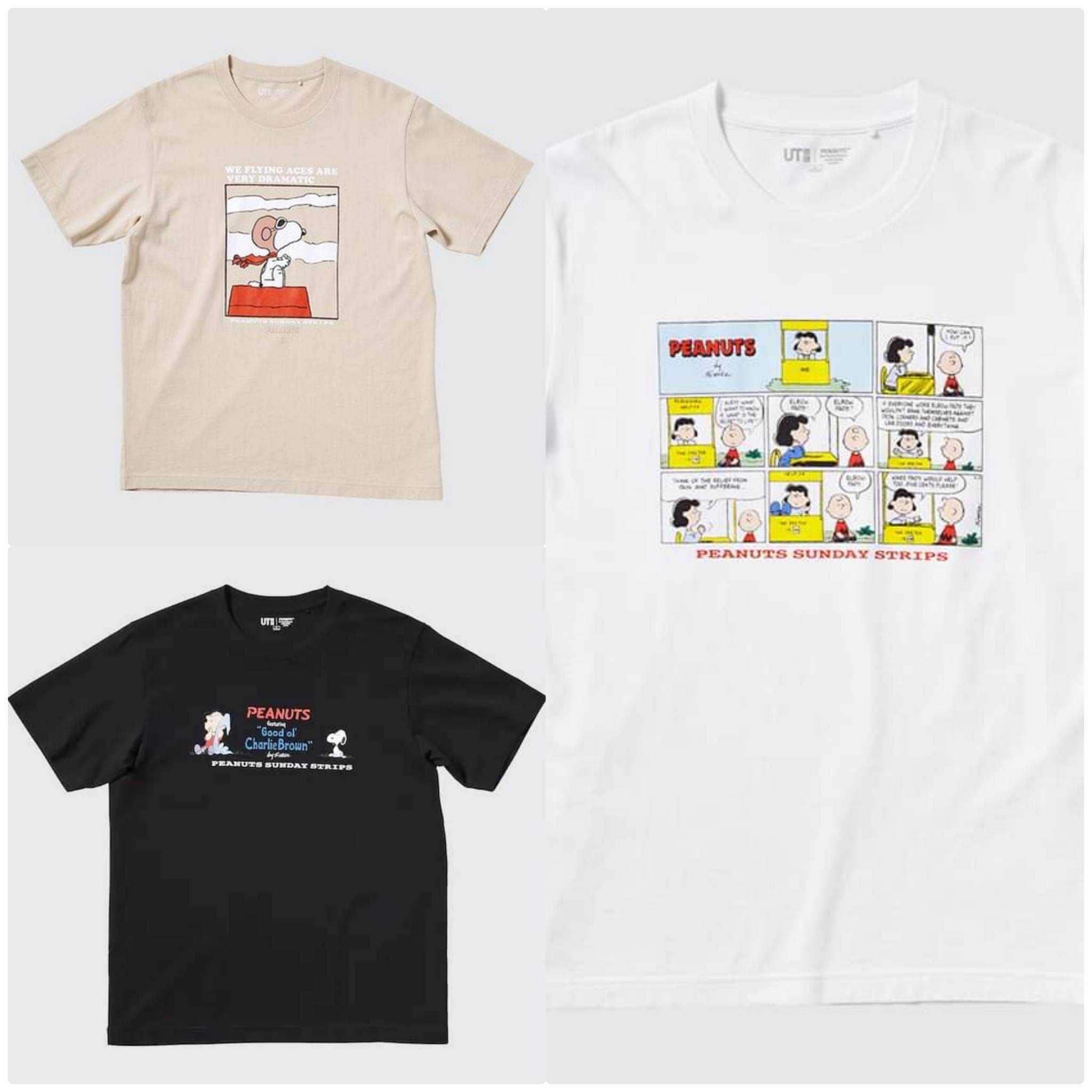 Стильна футболка uniqlo peanuts унісекс