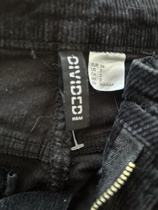 Dlugie jeansy szerokie nogawki H&M