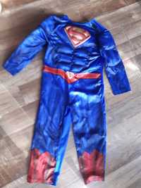 Superman 98 104 przebranie na bal 3 4 kostium niebieski strój