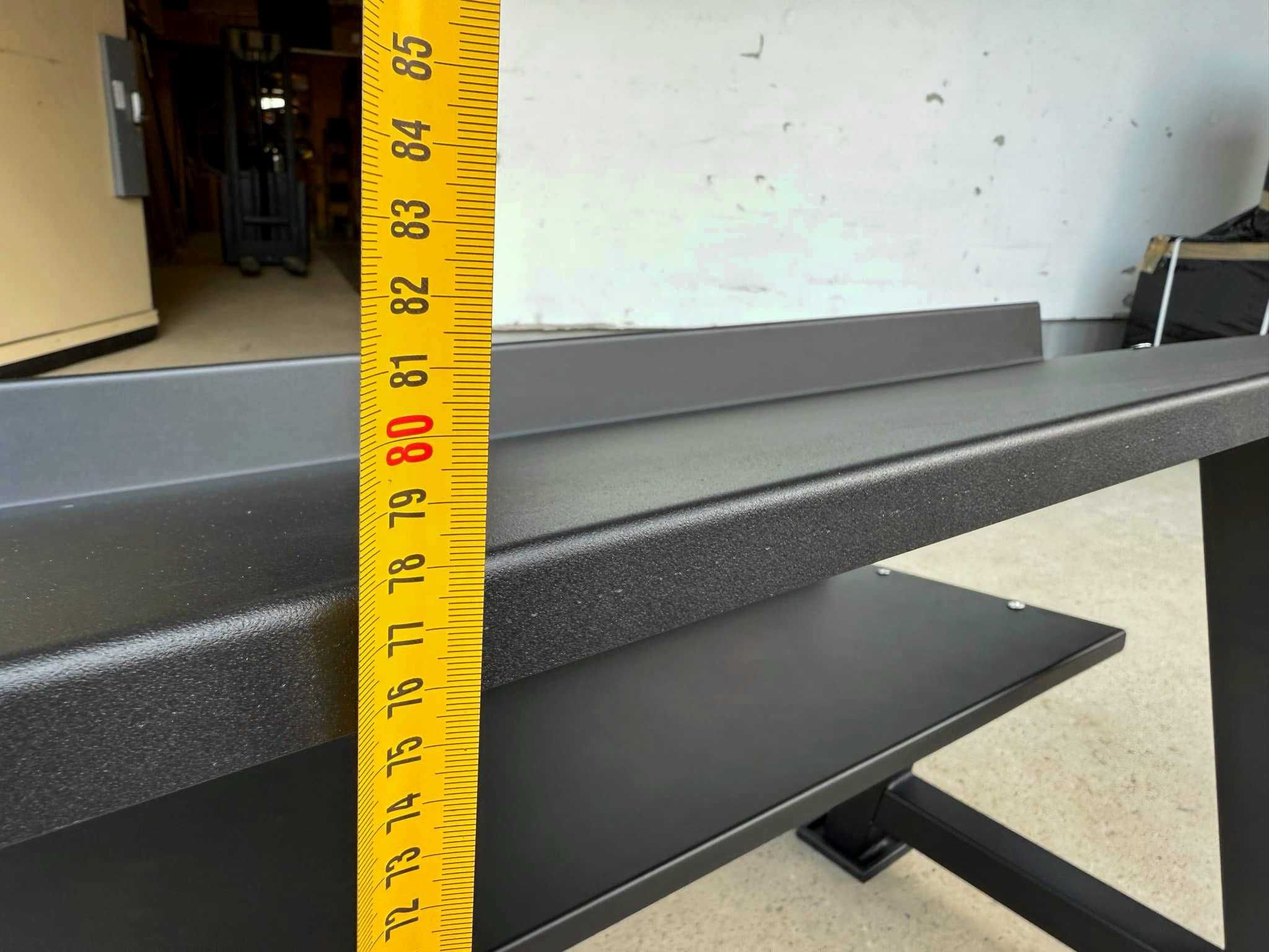 Stojak na około 10 par hantli hex 120 cm szeroki