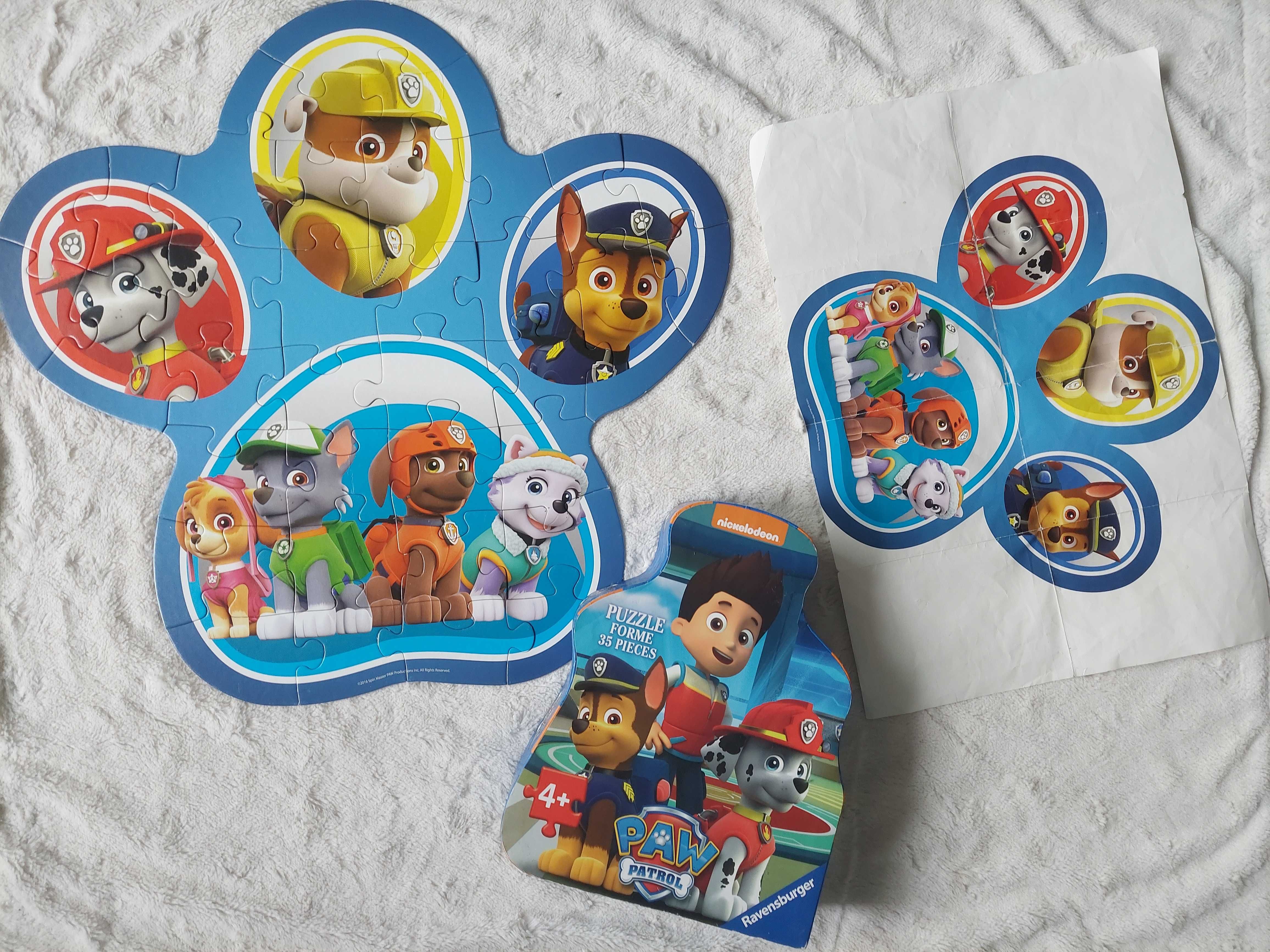 HiT Puzzle Psi Patrol 35 el. kształt łapa  marki Ravensburger