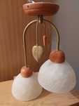Lampa wisząca 2-kloszowa