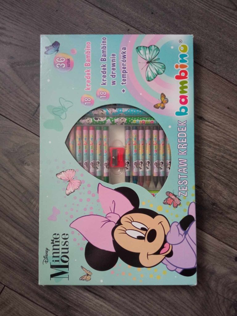 Nowe kredki bambino Disney Minnie Mouse