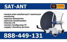 Montaż anten SAT / DVB-T, monitoring, naprawa telewizorów, napędy