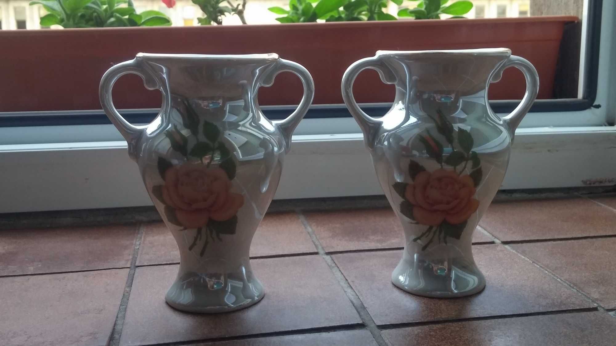Мини вазы для цветов из фарфора и стекла и набор для специй БУ СССР