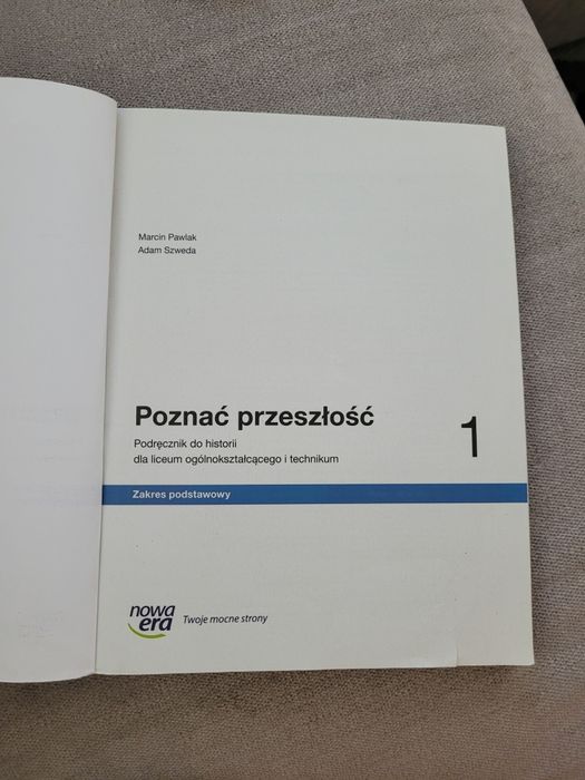 Poznać przeszłość 1. Podręcznik historia zakres podstawowy Nowa Era